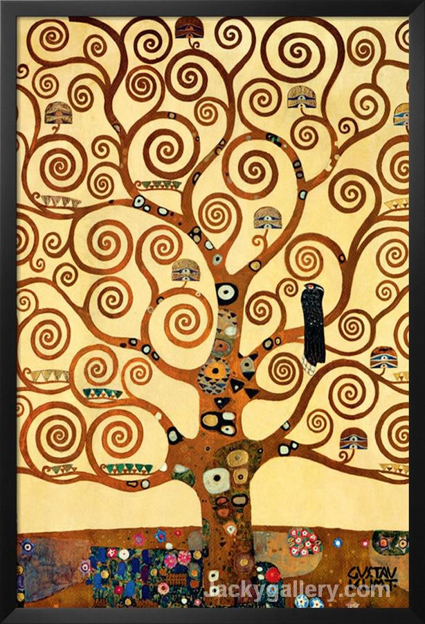 The Tree of Life, Stoclet Frieze, c. by Gustav Klimt paintings reproduction